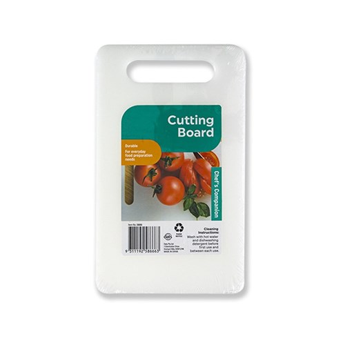 Chopping Board Plastic White 25x15x0.5cm