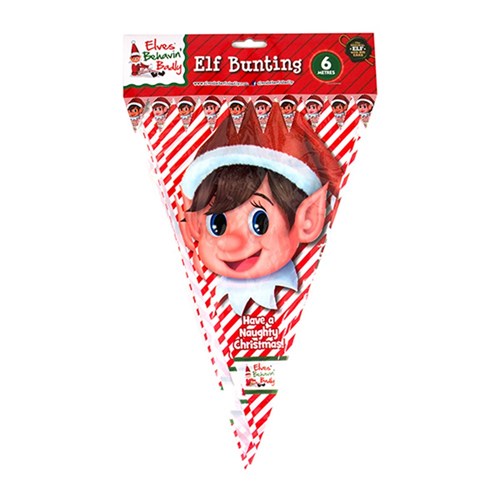 Xmas Elves BB Elf Bunting Flag