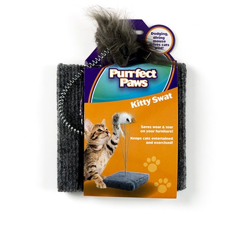 Cat Toy Kitty Swat Spring Mouse