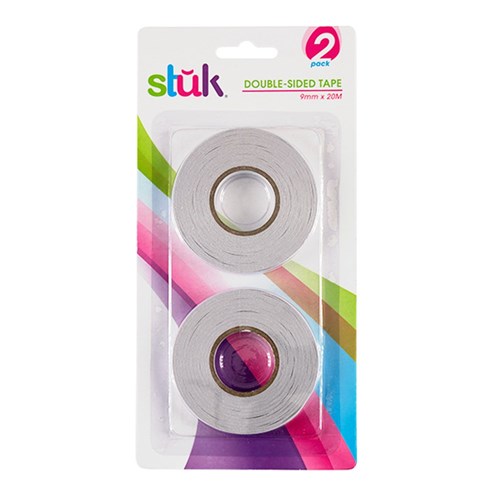 Tape Double Sided 9mm x 20M 2pk