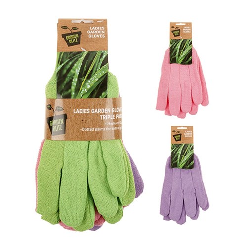Gloves Garden Ladies 3Pk