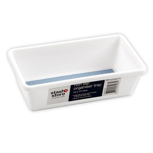 Shelf Organiser Non Slip Tray 9.3x17x5cm