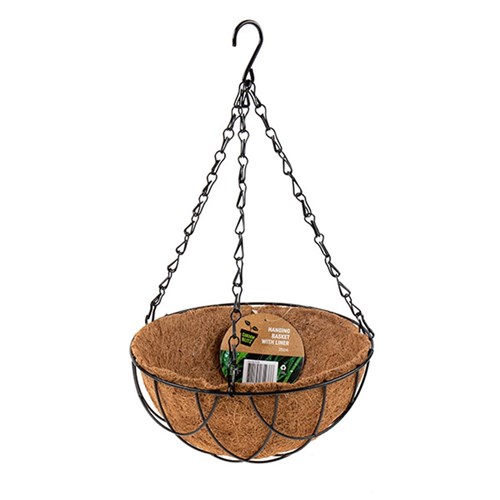 Hanging Basket w Liner 25cm
