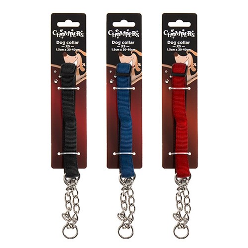Collar Dog Training XS 1.5xL30-40cm 3 Asstd Colours