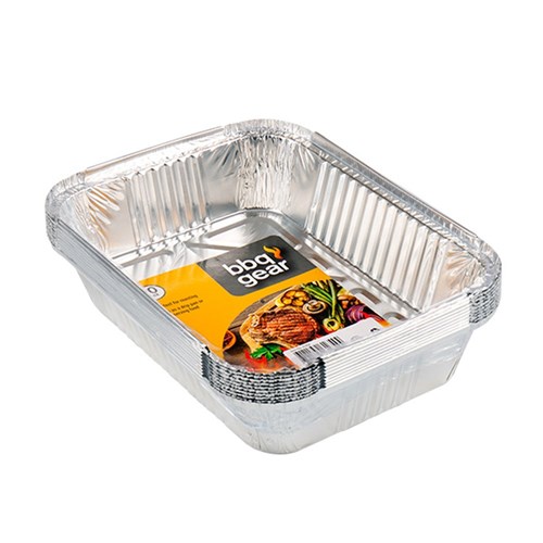 Foil Tray Pk10 1900ml 19x24.5cm