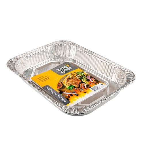 Foil Tray Jumbo Rectangle Pk1 32.5x45.3x7cm