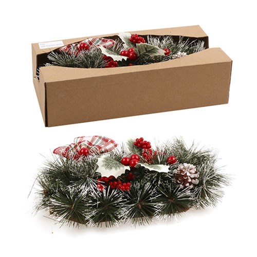 Table Decoration Xmas Traditional 28x14cm