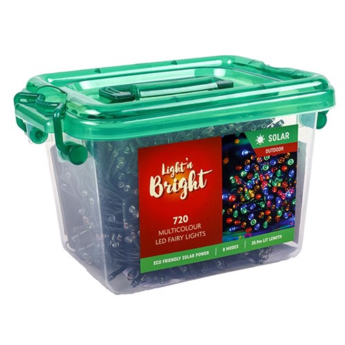 Lights Fairy Solar Multicolour 8F Pk720