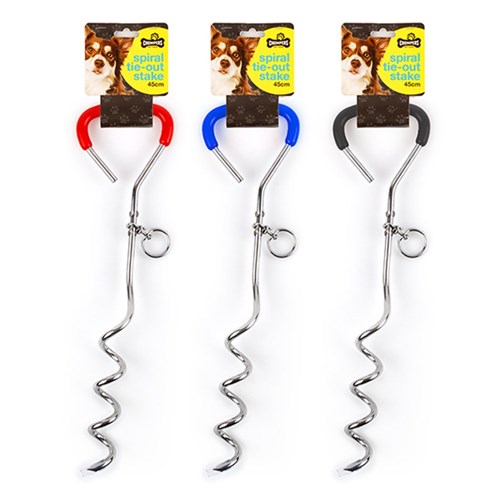 Dog Heavy Duty Tie Out Stake L45cm