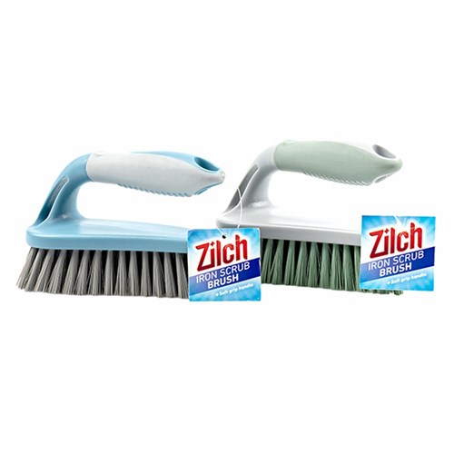 Brush Iron Scrub W Soft Handle 135g 15.3x9.5x6.5cm Asst Col