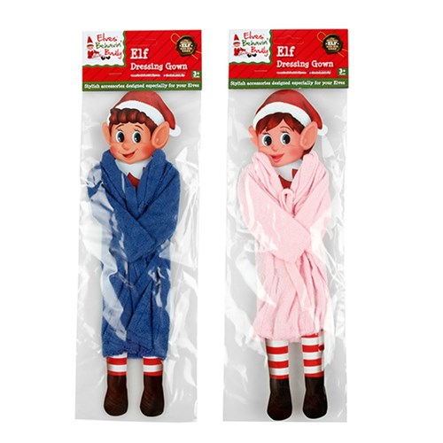 Xmas Elves BB Plain Colour Dressing Gowns for Elf