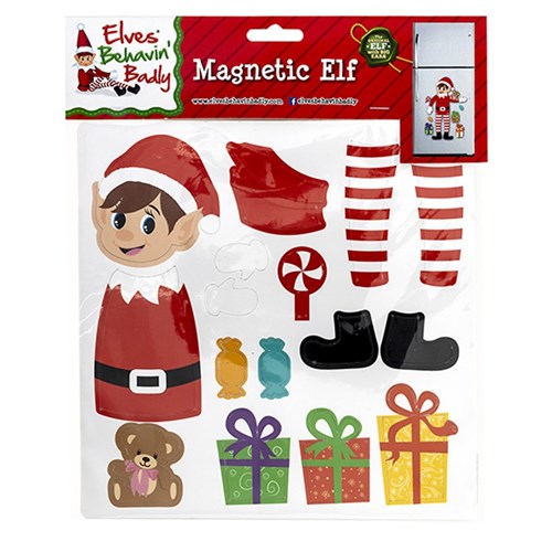 Xmas Elves BB Elf Printed Magnetic Sheets