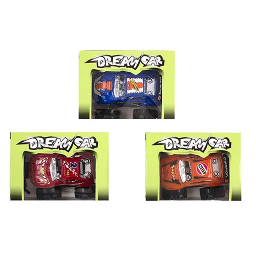 Toys Cars w Friction 4 Asstd Cols