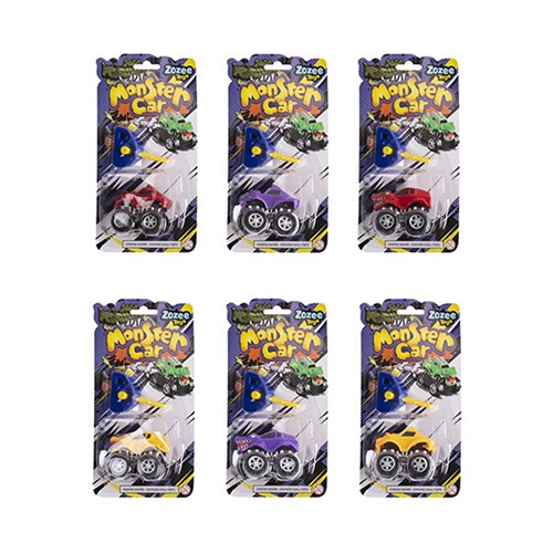 Toys Cars Animal Monster Catapult 3 Asstd Cols