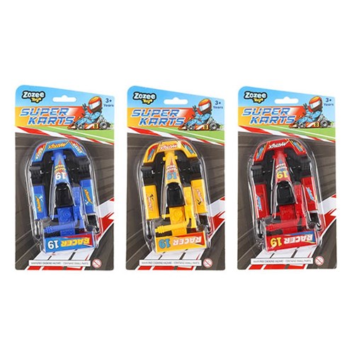 Toys Cars Buggy Sport Pull Back 3 Asstd Col
