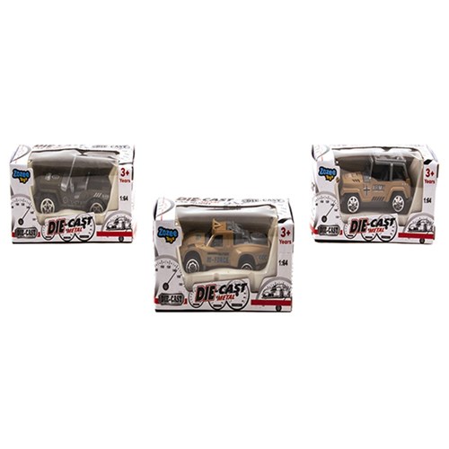Toys Cars Army Die Cast 4 Asstd Cols