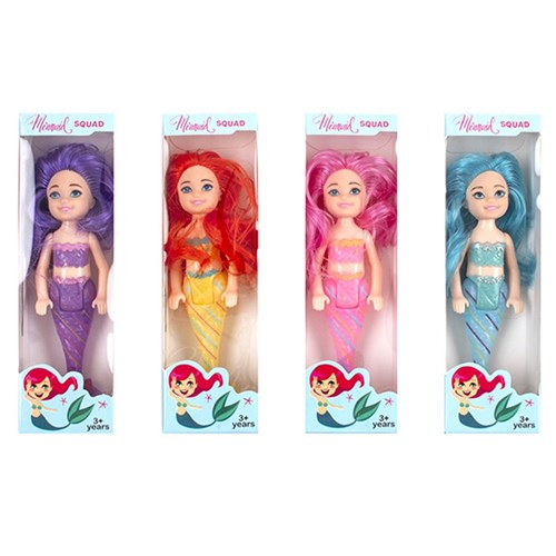 Toys Doll Mermaid 4 Asstd Col