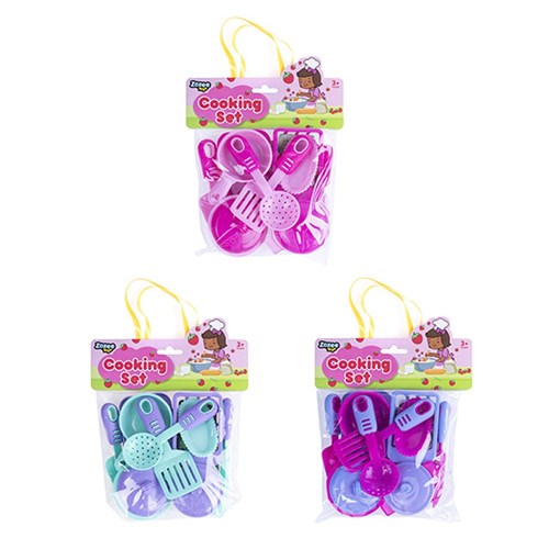 Toys Cooking Playset 3 Asst Cols