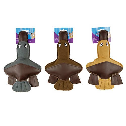 Dog Toy Squeaky Animal Character 29x17.5cm 3 Asstd