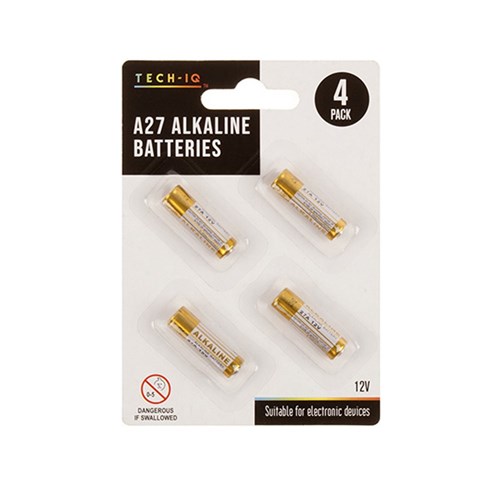 Batteries Alkaline A27 4Pk