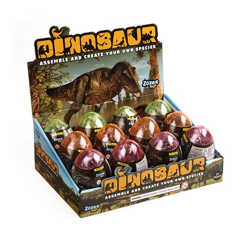 Toys Dinosaur in Egg 4 Asstd
