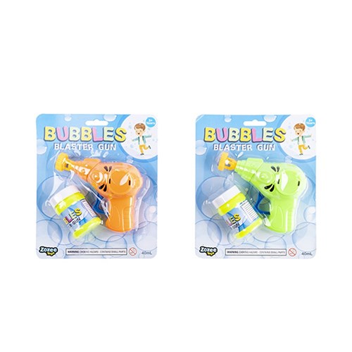 Toys Bubble Blaster Gun Includes Solution 2 Asst Cols