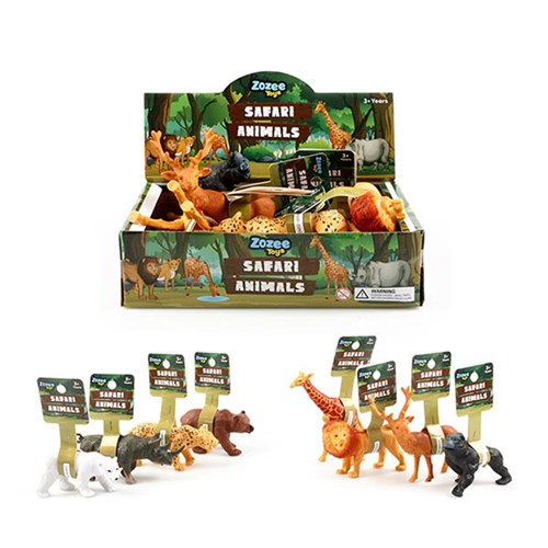 Toys Animals Safari 8 Asstd