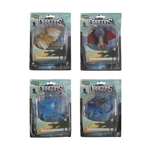 Toys Dragons 4 Asstd