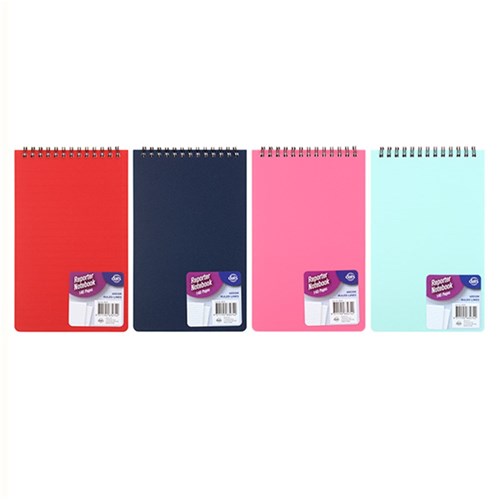 Notebook Basic PP Col Reporter 12.5x20cm 140pg