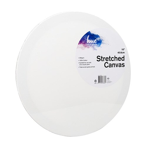 Canvas Art 1Pk 18mm 16in MDF Board Round