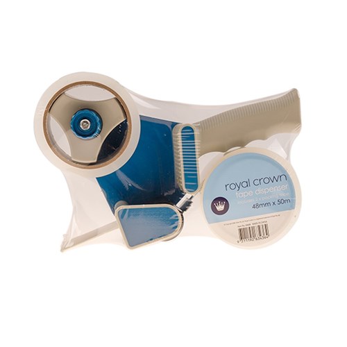Tape Gun w Clear Tape 2Pk 50Mx48mm 45 Micron