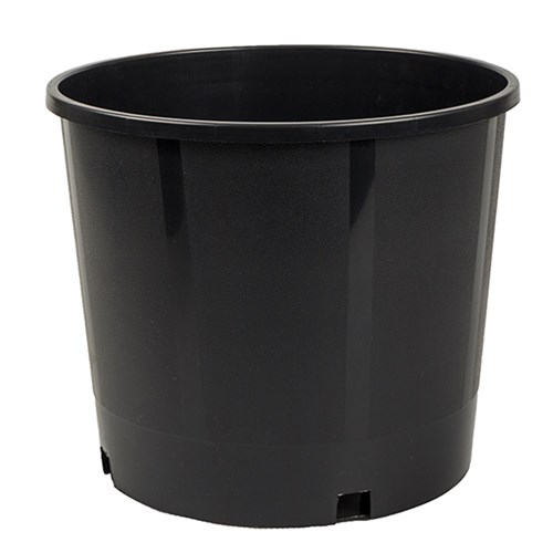Growers Pot Black 27.5cm Dia 24cm High