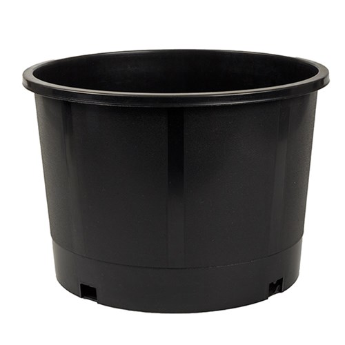 Growers Pot Black 34cm Dia 23cm High