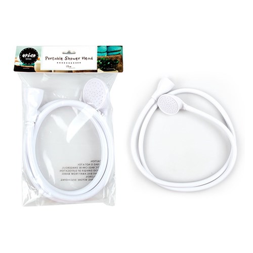 Shower Head Portable White 1.5m