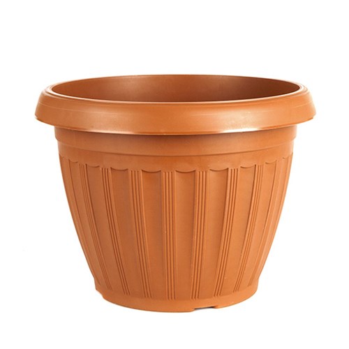 Plastic Pot Terracotta Round 35x26.5cm
