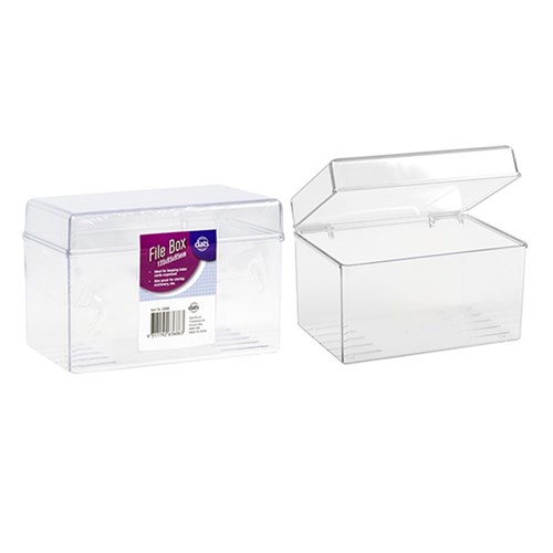 File Box Clear 13.5x9.5x9.5cm