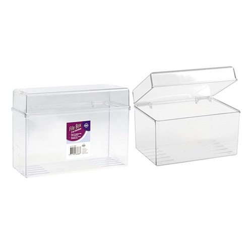 File Box Clear 21.5x15x9.5cm