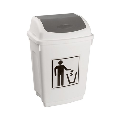 Waste Bin Swing Lid 8.5L 25x19x36cm