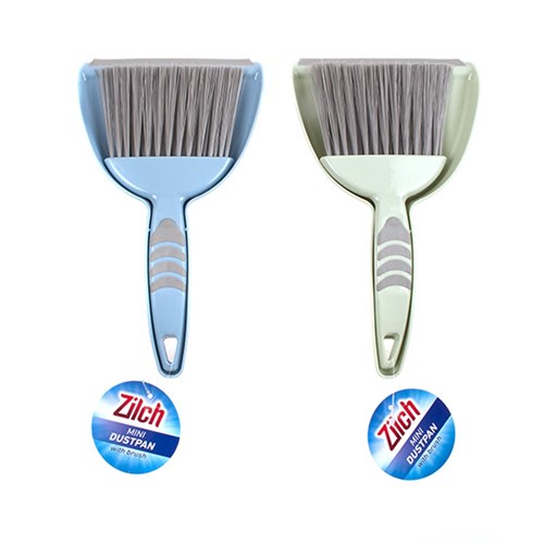 Mini Dustpan w Brush 2 Asst Cols