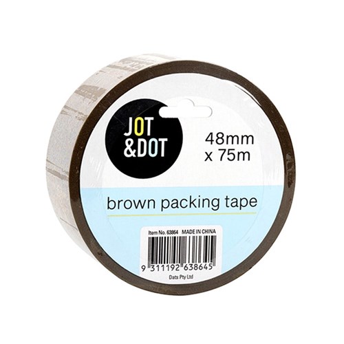 Tape Packing Brown 1Pk 75Mx48mm 50 Micron
