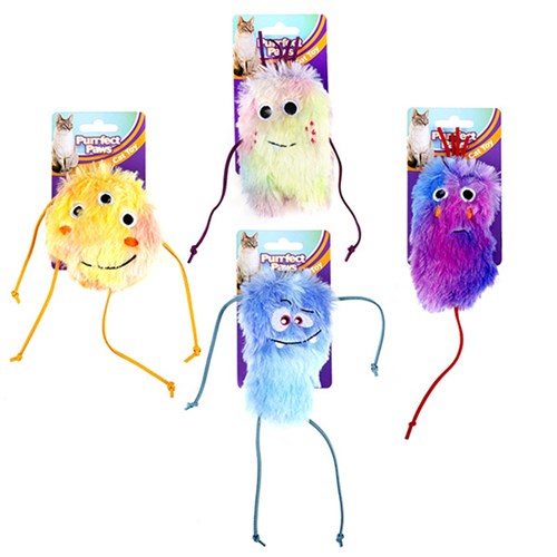 Cat Toy Plush 4 Asstd 10cm