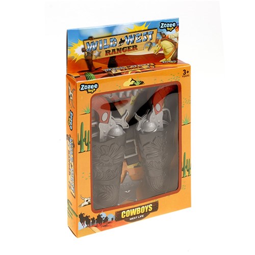 Toys Cowboy Gun Set 2 Guns & Belt