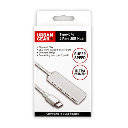 USB-C to 4 Port USB Hub