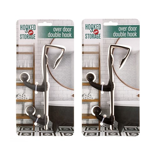 Bathroom Hook w Double Hook