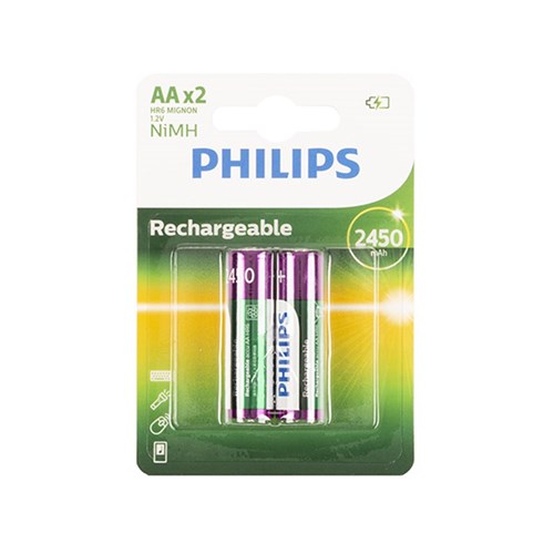 Battery Philips Multilife AA R6NM 2Pk