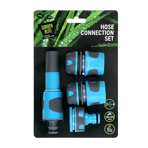 TPR Hose Connector Basic Set 4Pc