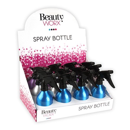 Spray Bottle 280ml 3 Asst Cols Aluminium Bottle