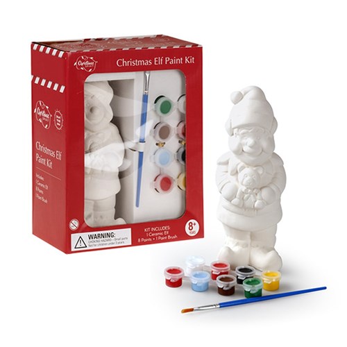 Terracotta Paint Your Own Xmas Elf Kit 17.5x9x22cm
