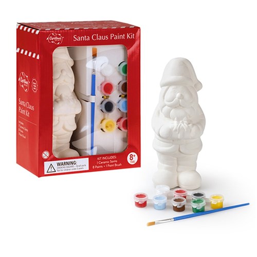 Terracotta Paint Your Own Xmas Santa Kit 17.5x9x22cm