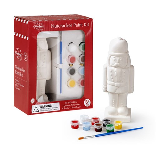 Terracotta Paint Your Own Xmas Nutcracker Kit 17.5x9x22cm